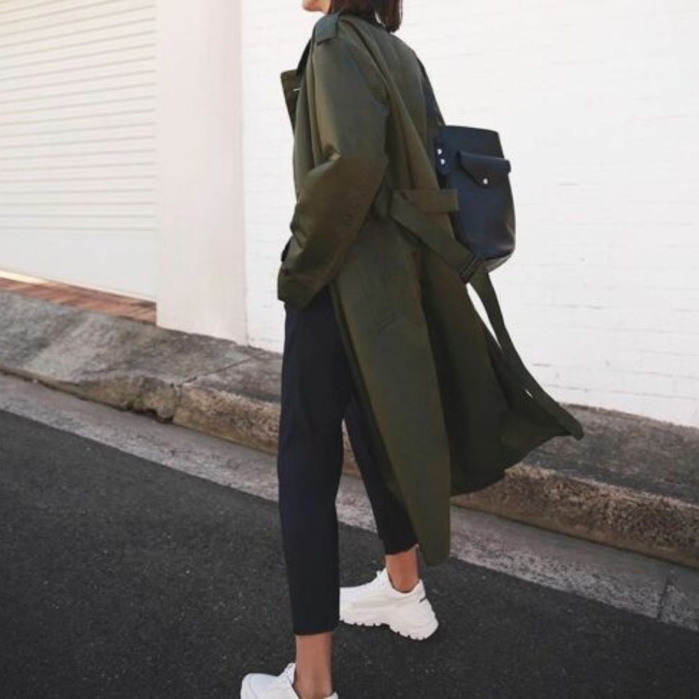 UNIQLO Ines de la Fressange IDLF Nylon Trench Coat - Picture 2 of 2